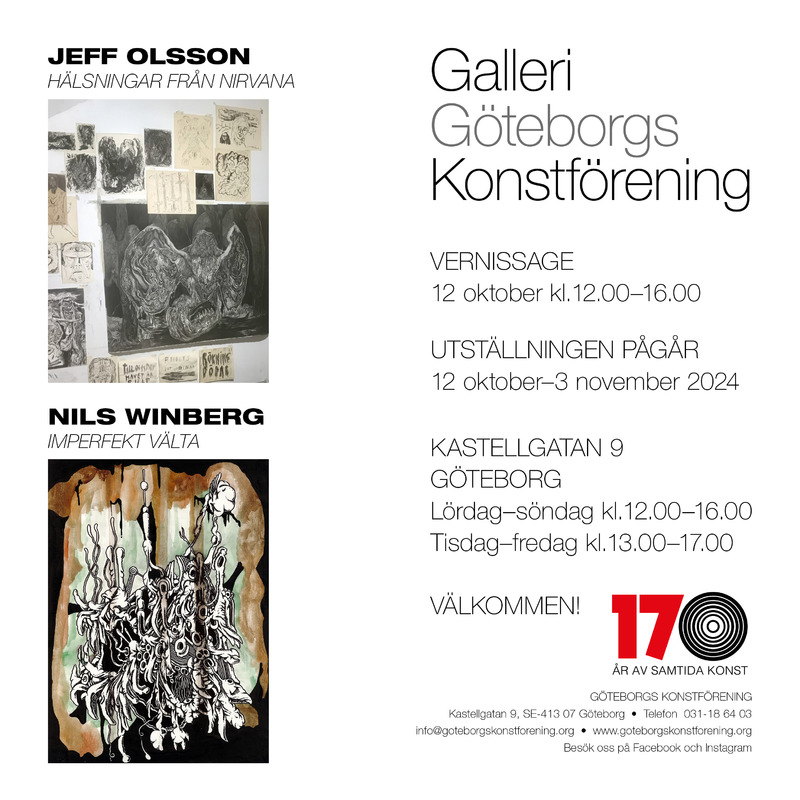 Vernissage Jeff Olsson, Nils Winberg