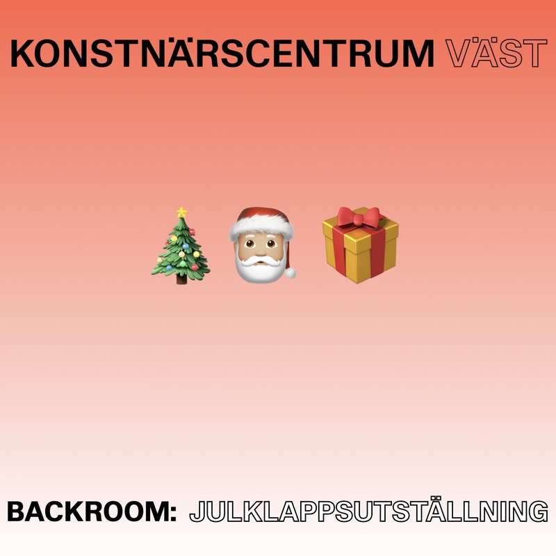 Julklappsutställning i Backroom, Galleri KC