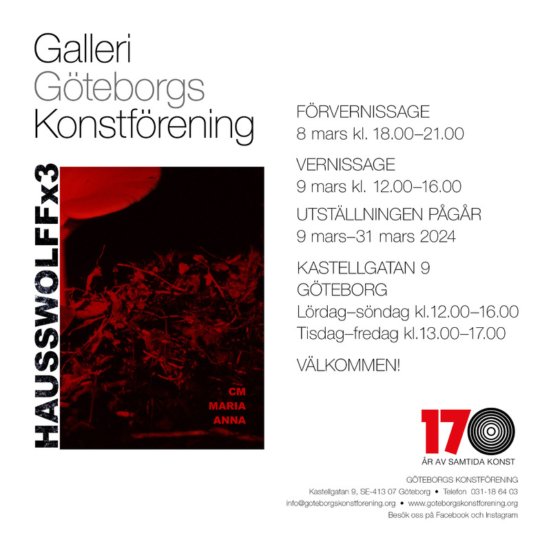 Vernissage Hausswolff x 3