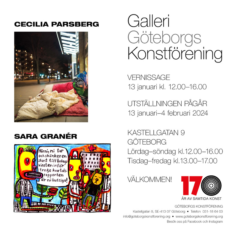 Vernissage Cecilia Parsberg, Sara Granér