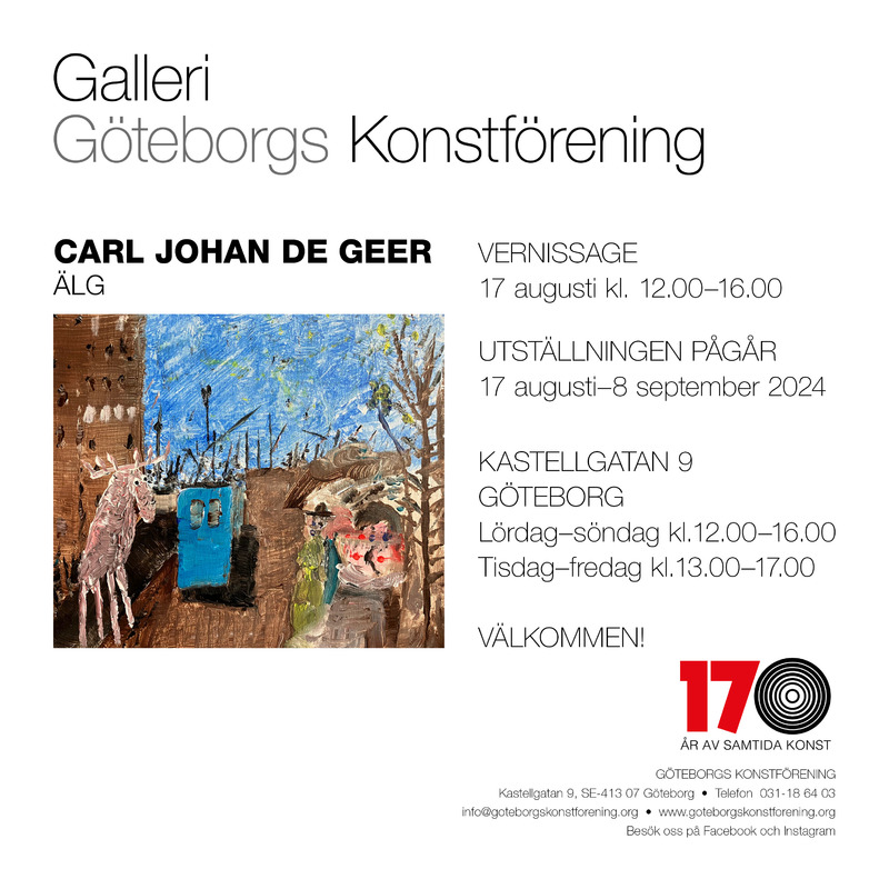 Vernissage Carl Johan De Geer