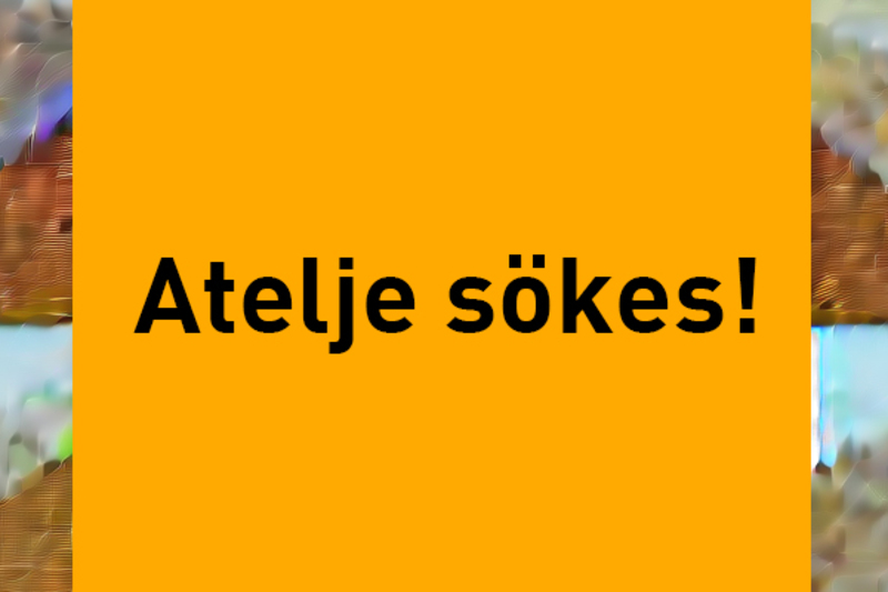 Atelje sökes!