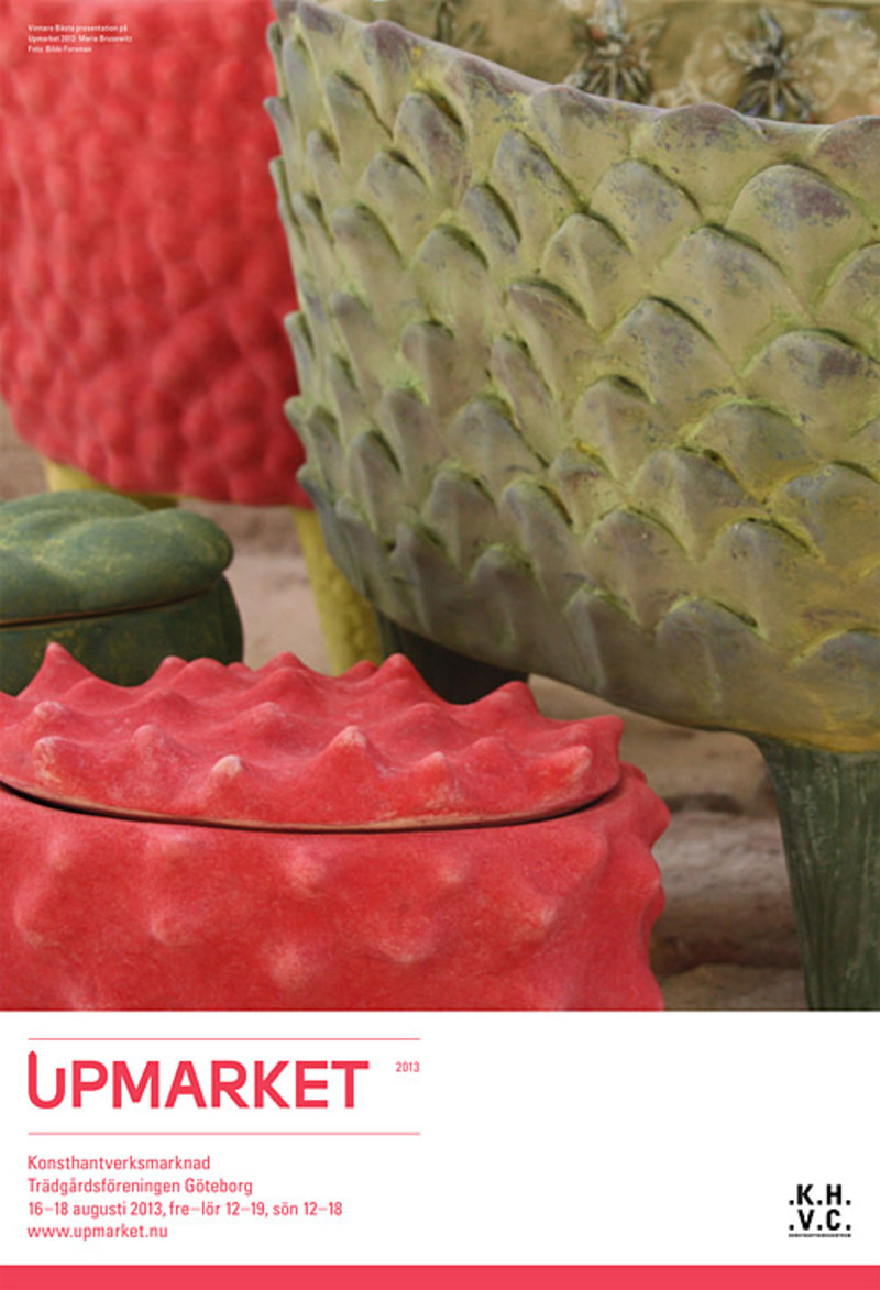 UPMARKET 2013 – KHVCs konsthantverksmarknad under Göteborgs Kulturkalas