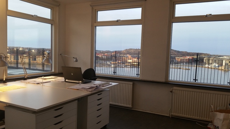 Kontorsplats på takterrass i Göteborg