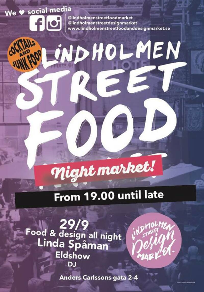 Lindholmen goes NIGHT MARKET cocktails and junk food