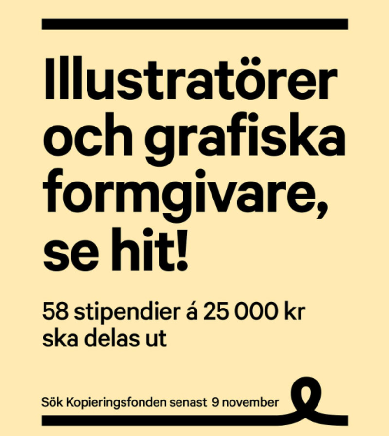 Illustratörer och grafiska formgivare se hit!