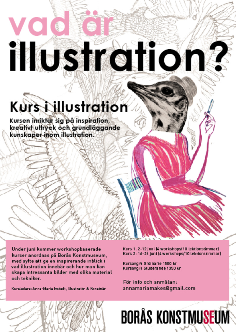 Vad är illustration? på Borås Konstmuseum