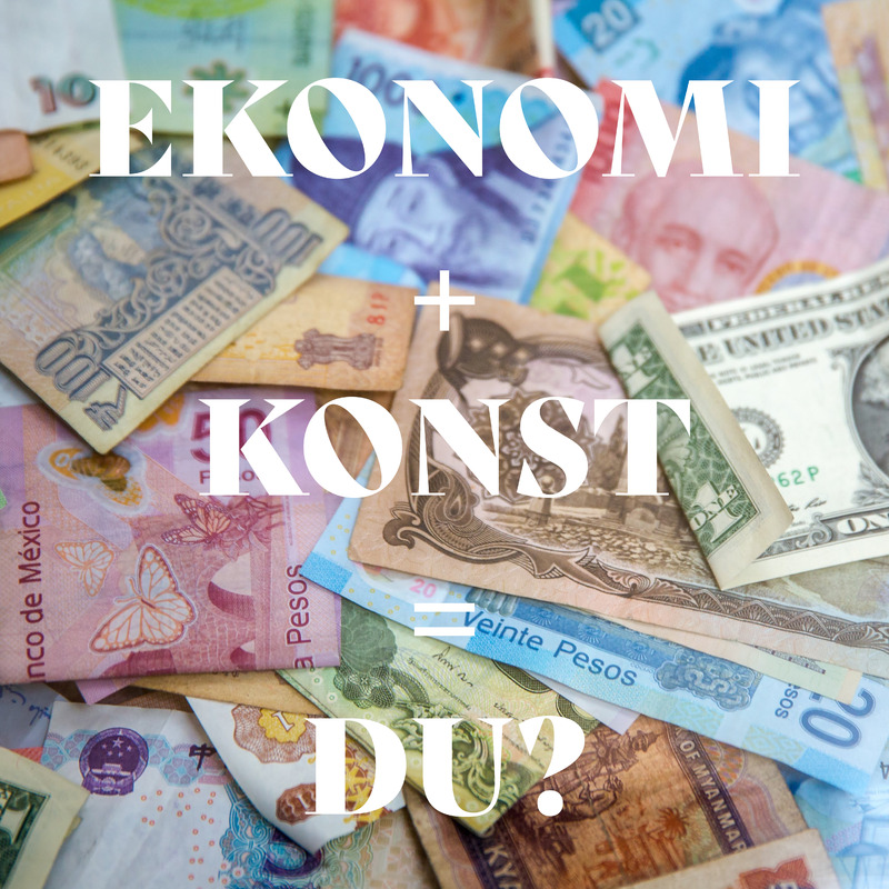 söker: EKONOMI + KONST = DU?