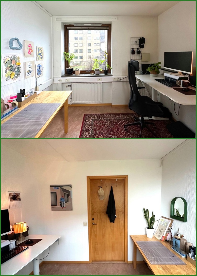 6 KVM EGET SPACE. 187 KVM GEMENSKAP.