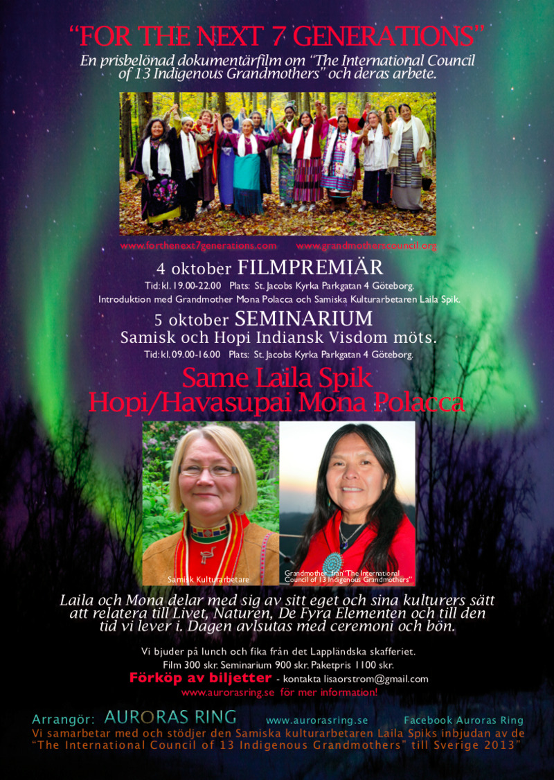 Samisk och Hopi/Havasupai indiansk visdom möts