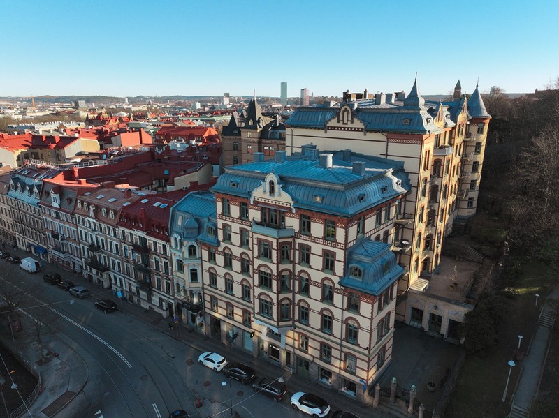 Skrivbordsplats på Haga kyrkogata