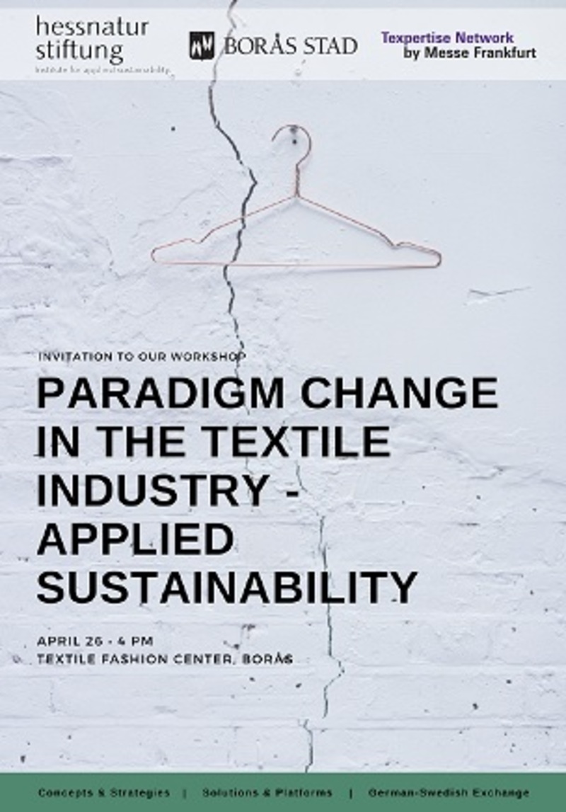 Paradigm change in the textile industry applied sustainability