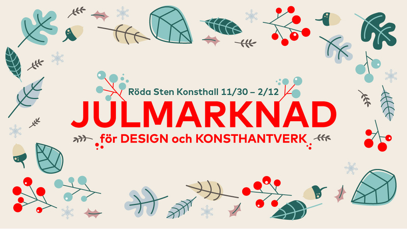 Ansök till julmarknad på Röda Sten Konsthall