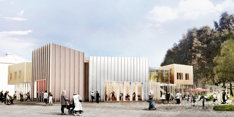Fyra förslag till nytt kulturhus