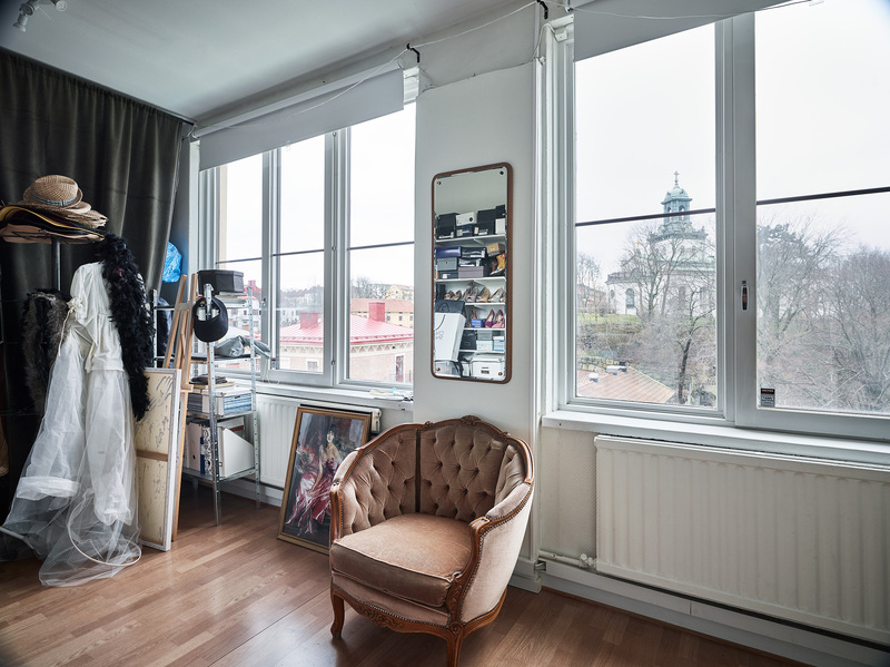 Rum med fotostudio
