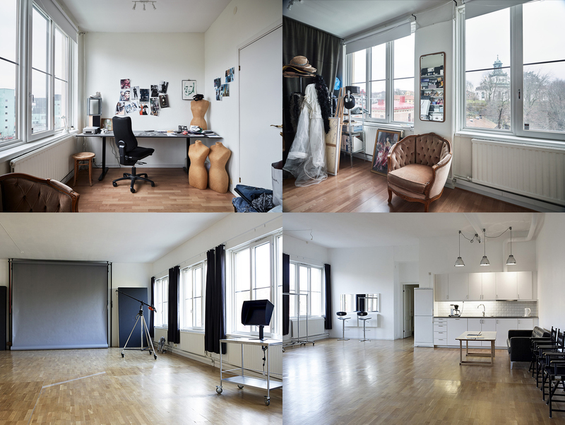 Eget rum och del fotostudio