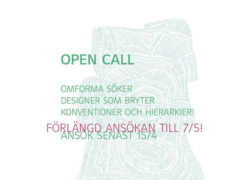 Förlängd tid till Omformas Open call