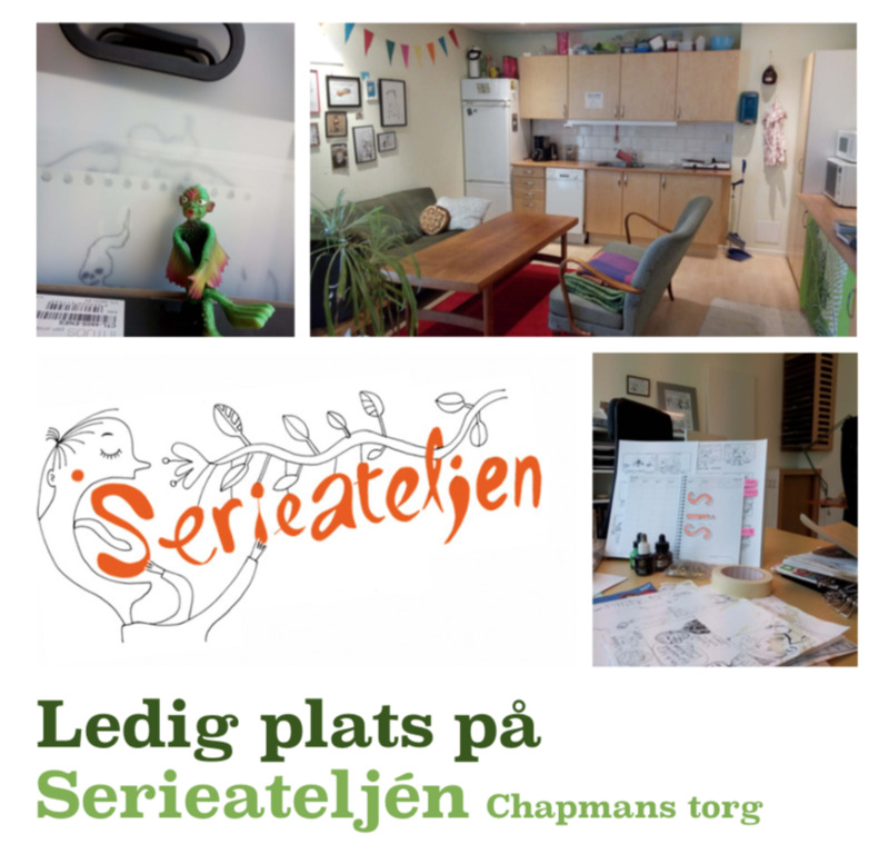 Plats i Serieateljén ledig från december!