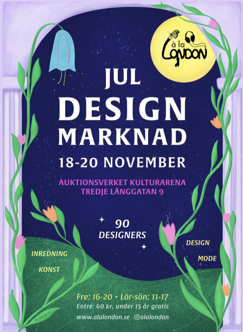 Juldesignmarknad på A la London