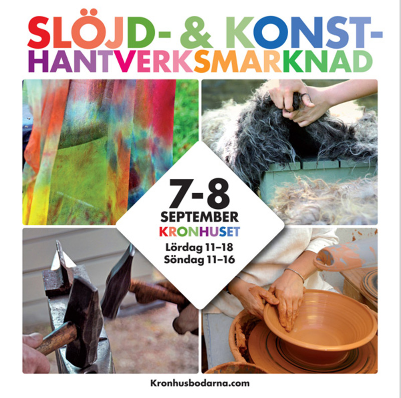 SlÃ?Â¶jd – & Konsthantverksmarkan i Kronhuset