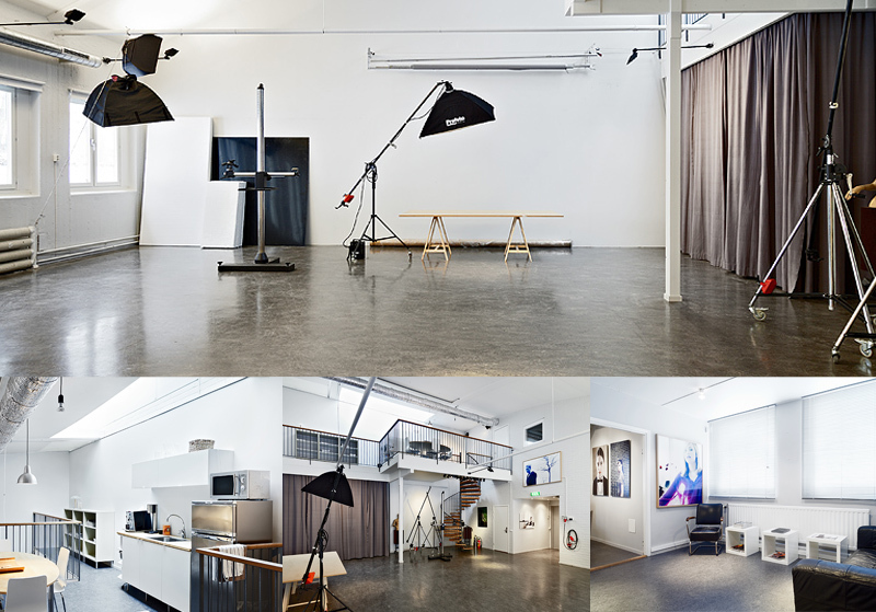 Kontorsplatser/rum i fotostudio