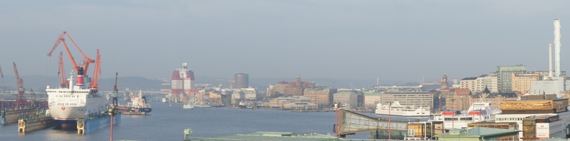 Arbetsplats på takterrass i centrala Göteborg
