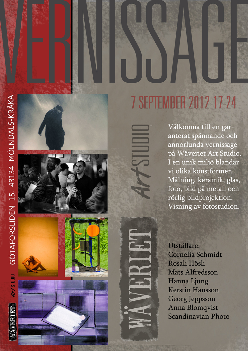 Wäveriet Art Studio har spännande och annorlunda vernissage