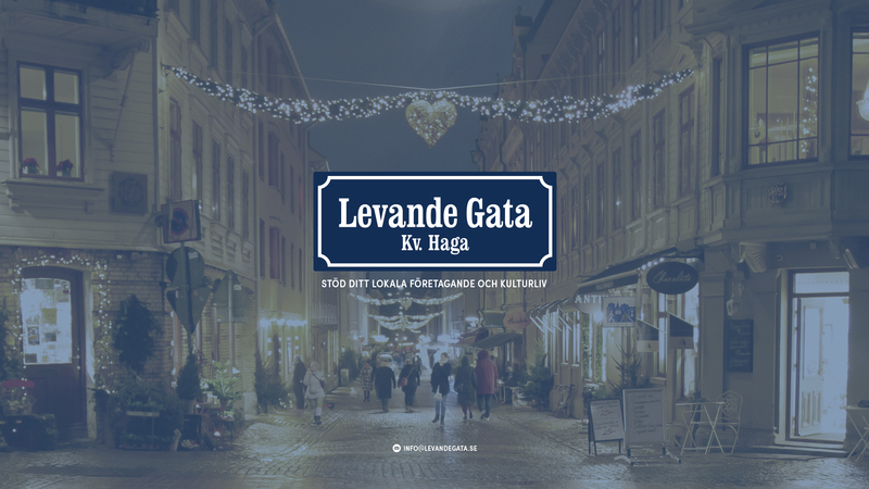 Levande Gata: Haga – Stöd ditt lokala kulturliv och företagande