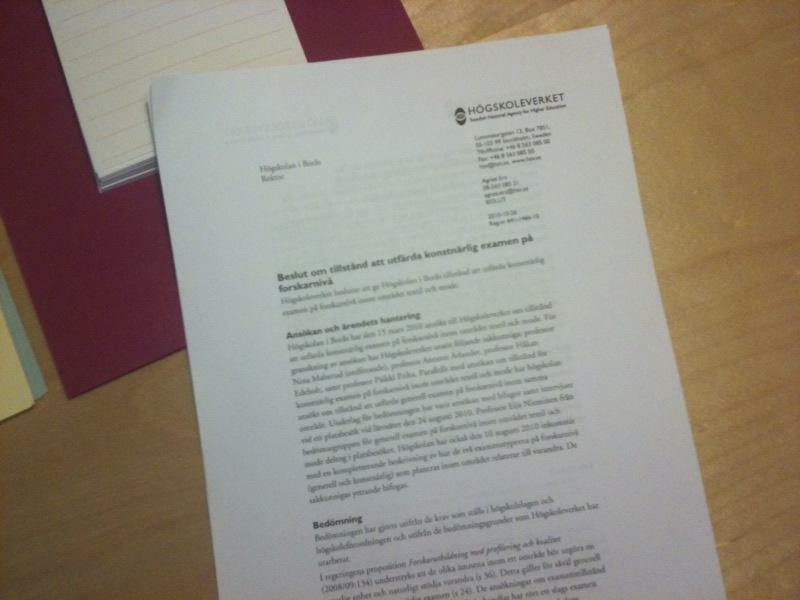 Grattis Textilhögskolan!