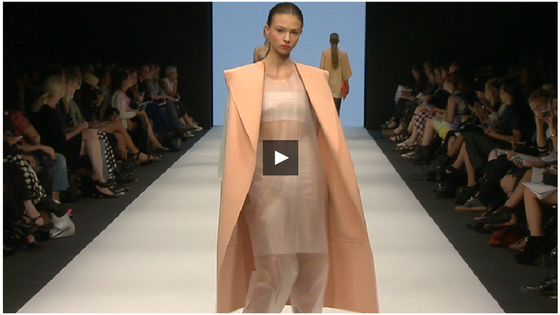 Textilhögskolans visning från Mercedes Benz Fashion Week