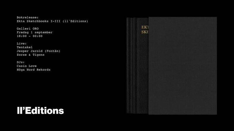 Book release: Ekta Sketchbooks I-III (ll’Editions)