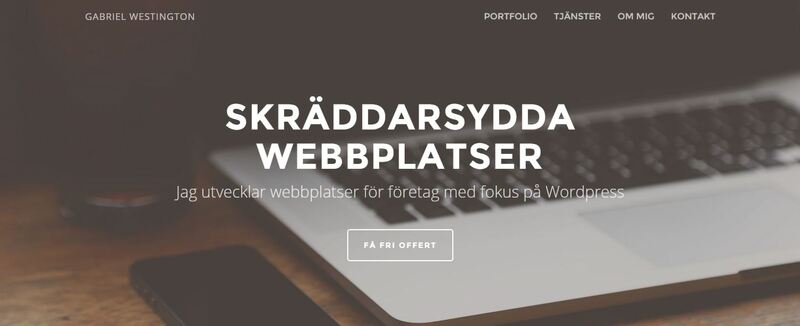 Webbutvecklare söker uppdrag