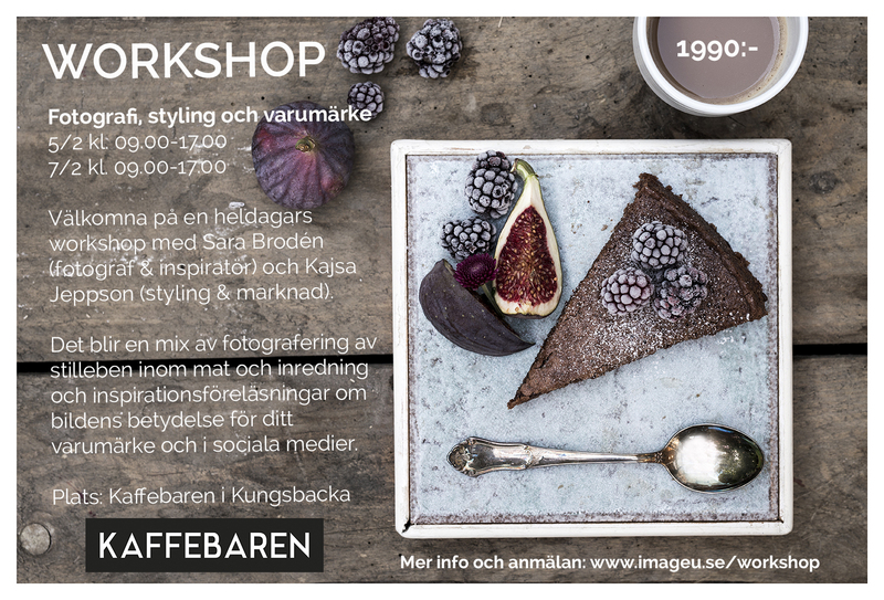 Workshop foto, styling och varumärke