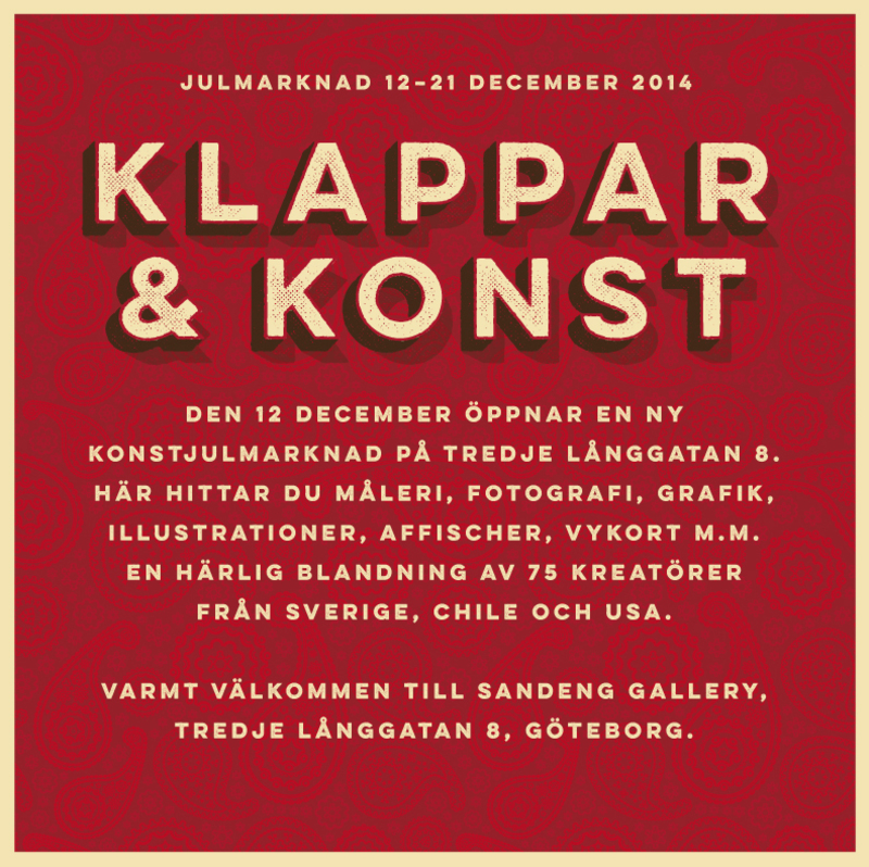 Konstjulmarknad på Tredje Lång »Klappar & Konst«