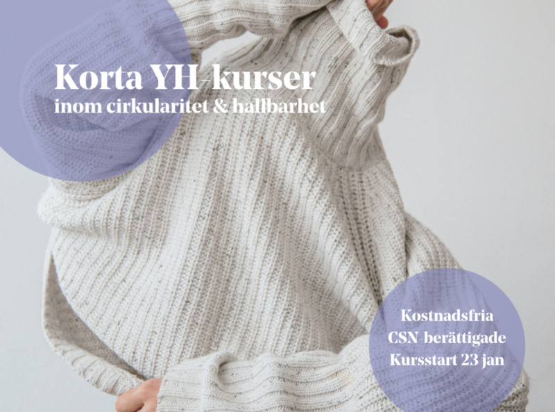 Nya kursstarter i hållbarhet och cirkulär design