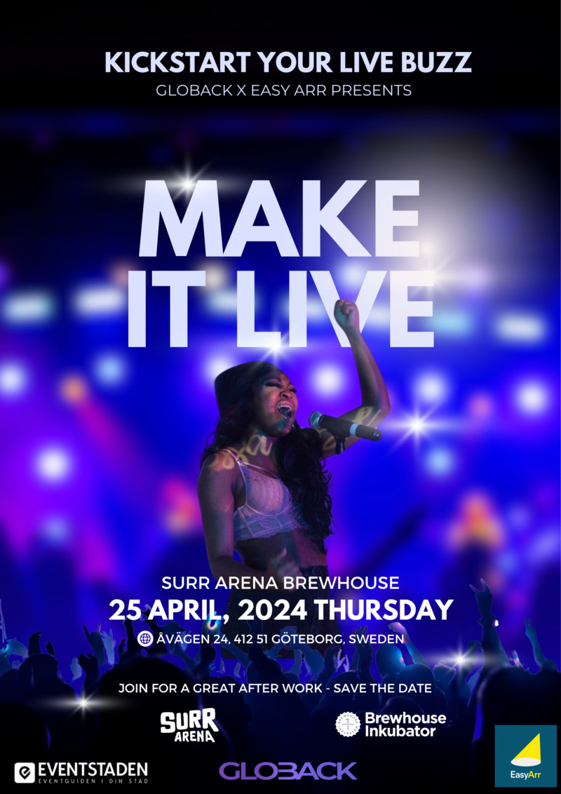 Musikbranschevent i Göteborg – Make It Live