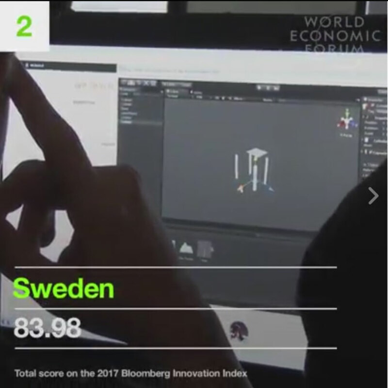 Det näst mest innovativa landet