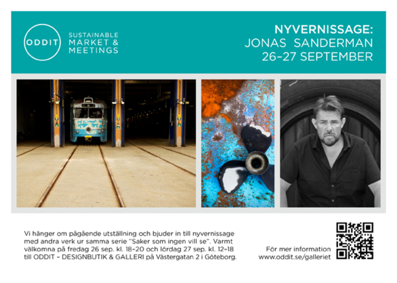 Nyvernissage  – Jonas Sandermans "Saker som ingen vill se"