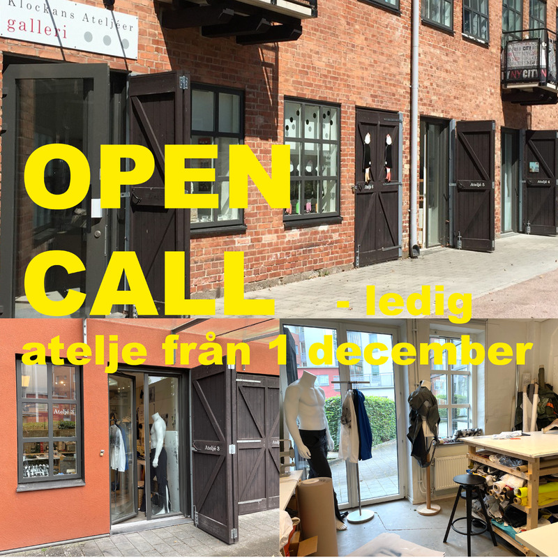 OPEN CALL – atelje i alingsås
