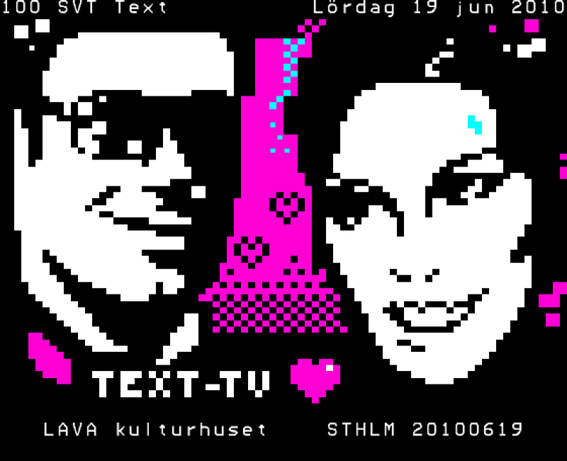 För Text-TV, i tiden