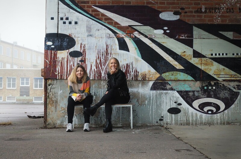 Hej vad gör ni Thérese Bohlén-Kinn och Nina Friman?