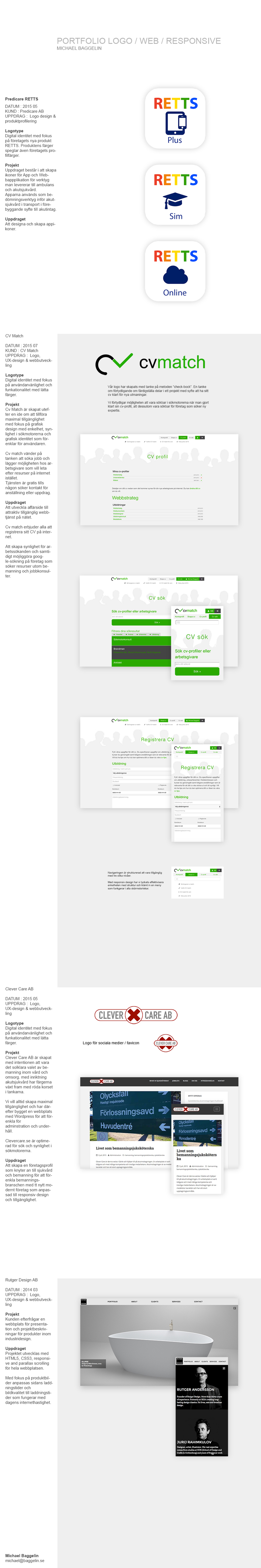 Webbdesigner / UX / frontendutvecklare